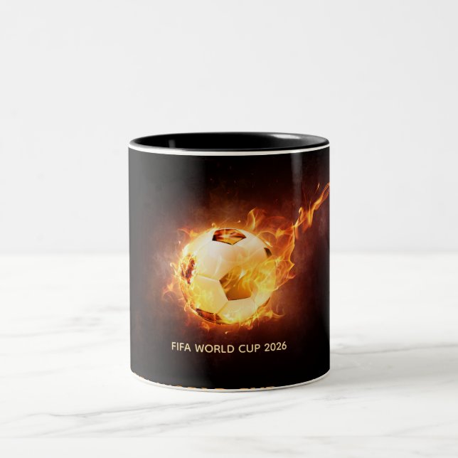 FIFA VM 2026 Svart kaffemugg (Center)