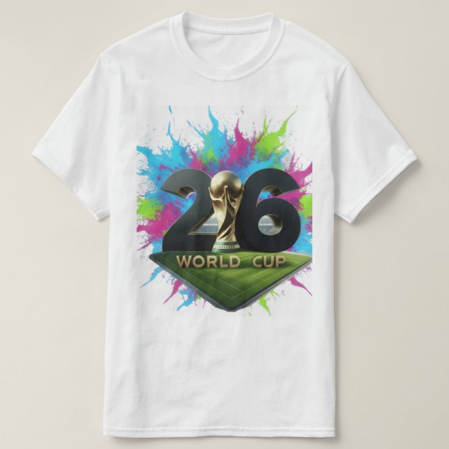 FIFA World Cup 2026 Logo Concept: The Vibrant Path T Shirt (Design framsida)