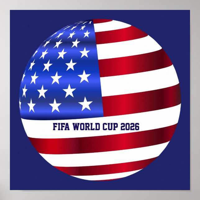 FIFA World Cup USA  Flagga Poster (Framsidan)