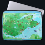 Fife Coastal Väg Scotland Illustrated Karta Laptop Fodral<br><div class="desc">Kolla in den här coolan som illustrerar karta i Fife-kusten Väg i Skottland. Du kan gå detta underbara väg genom städer och passera genom gröntens landsbygd. Stanna på vägen för att se båtarna gå förbi eller se en av de många regnbågarna. Har du gått i väg? Se till att besöka...</div>
