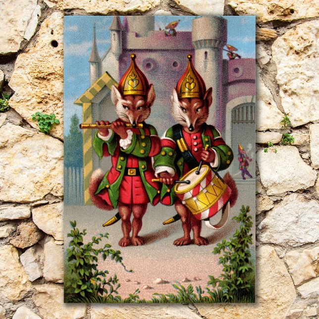 Fife & Drum Foxes Poster (Skapare uppladdad)