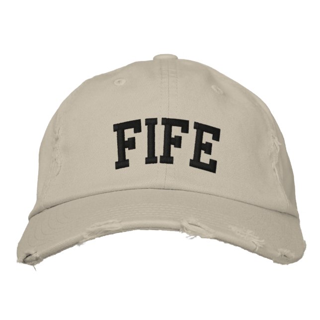 Fife Embroized Hat Broderad Keps (Framsida)