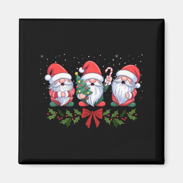 Fife Life Christmas Gnome Holiday Winter Xmas  Magnet (Framsidan)