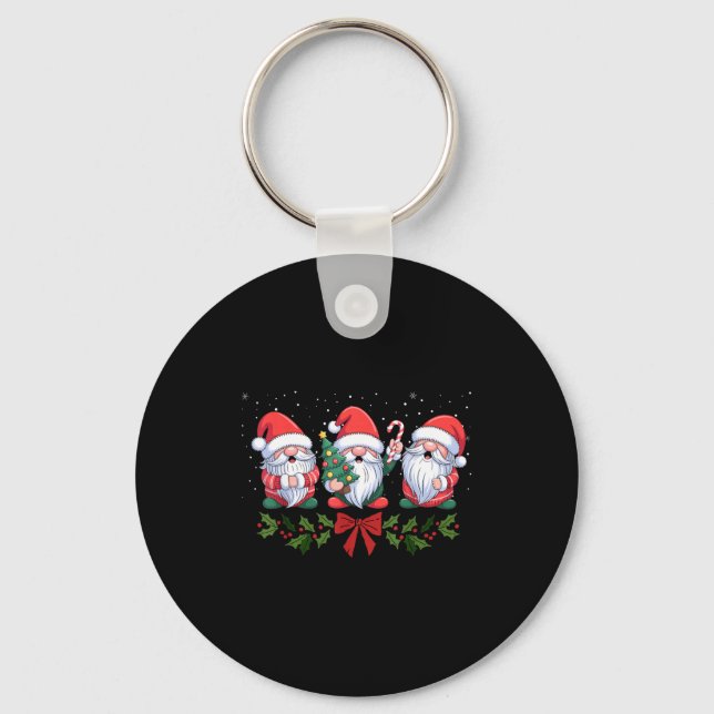 Fife Life Christmas Gnome Holiday Winter Xmas  Nyckelring (Framsida)