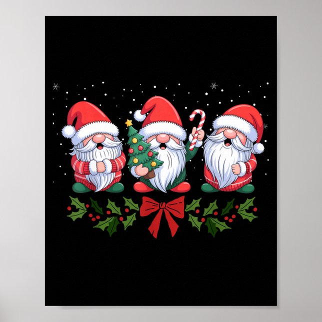 Fife Life Christmas Gnome Holiday Winter Xmas  Poster (Framsidan)