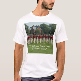 Fifen och trummar kår av den gammala vakten t-shirt