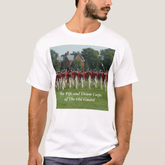 Fifen och trummar kår av den gammala vakten t-shirt