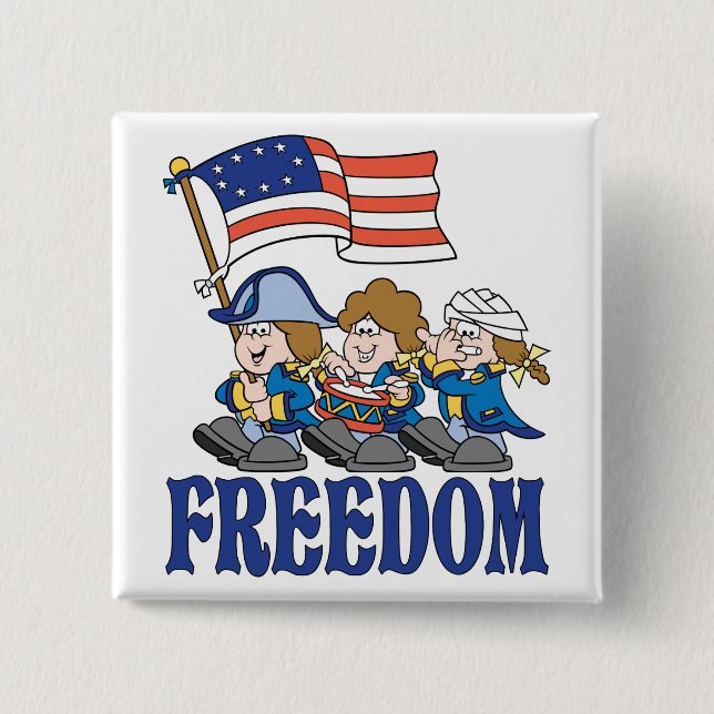 Fifen och trummar kår knapp (Framsida)