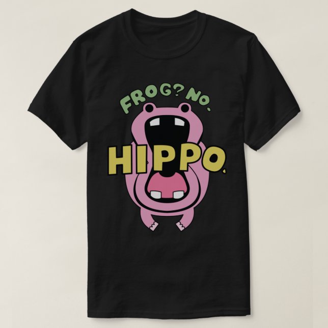 &Fiffertiger (en Biet)-kvot;Grovnr-hippo.&kvo T Shirt (Design framsida)