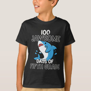 Fifh Klass-dagen för Eacher Suden Shark T Shirt