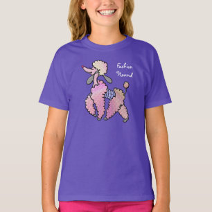 Fifi Pudel - Fransk Mode Hound (personalize) T-shirt