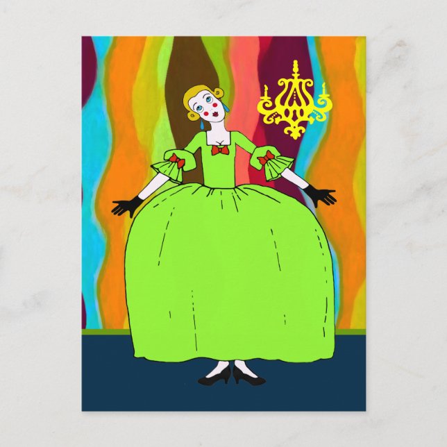 Fifi ~ vykort/inbjudan vykort (Framsida)