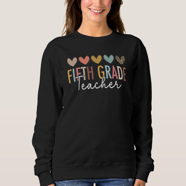 Fifth Grade Teacher First Day Of 5th Grade Back To T Shirt (Framsida)