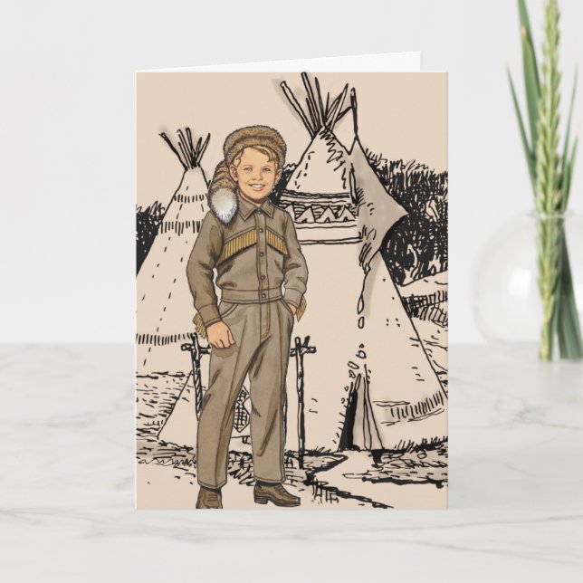 Fifties Daniel Boone Kort (Framsida)