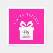 Fifty & FABULOUS! Girly Pink Birthday Party