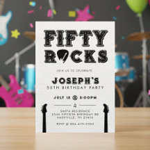 Fifty Rocks Gitarrplektrum 50-årsfest