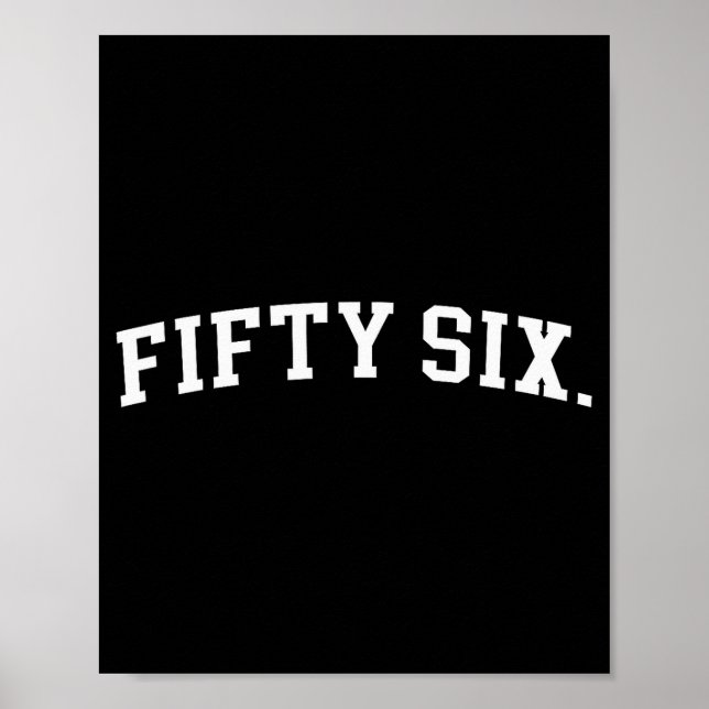 Fifty Six  Poster (Framsidan)