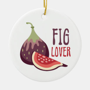 Fig Älskare Julgransprydnad Keramik