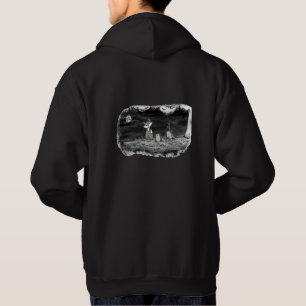 Fig & Blinky Kyrkogård Svart Hoodie
