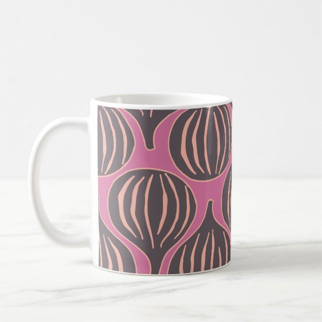 Fig Fantasy: Vintage Helgdag Sömlös Kaffemugg (Vänster)