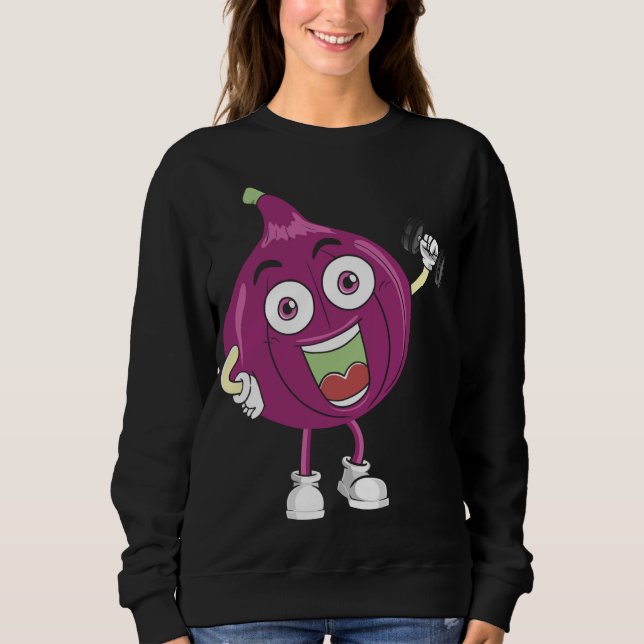 Fig, Fruit Costume Workout Bodybuilding Hiss Gym G T Shirt (Framsida)