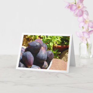 Fig Fruit Porträtt Kort