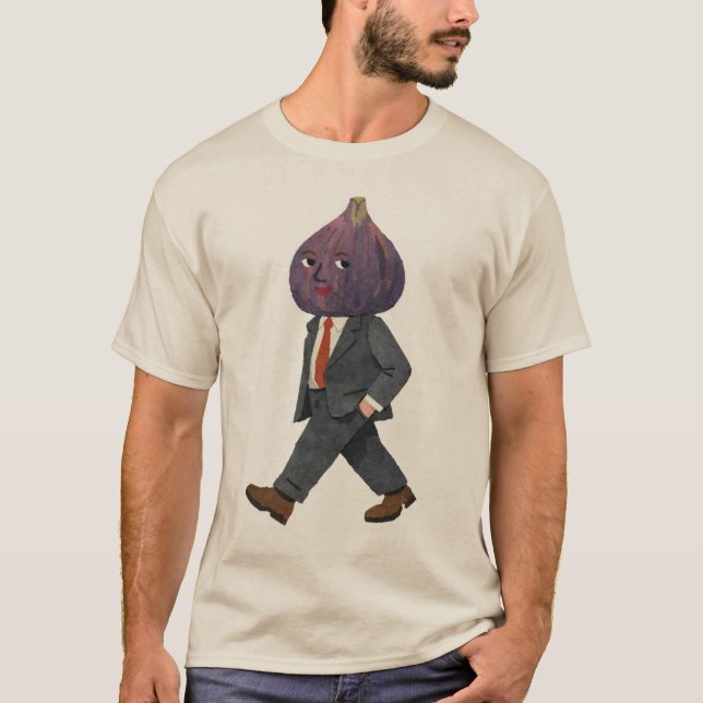 Fig-galicious Fikon Frukt Rolig T-Shirt (Framsida)