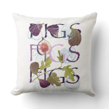 Fig motif dekorativ kudde