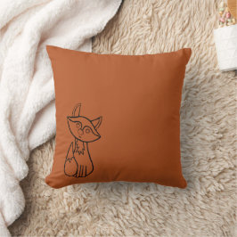 Fig the Fox konturerad kastkudde Kudde