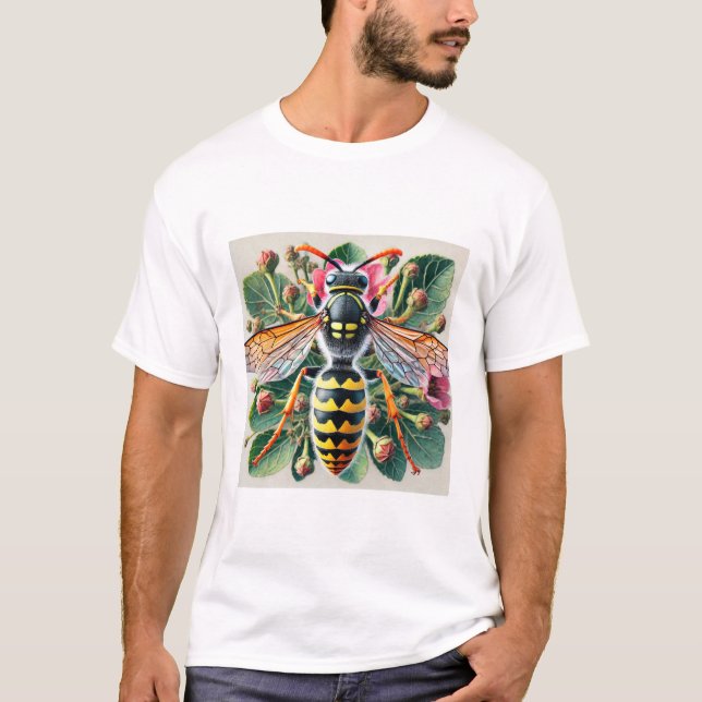 Fig wasp 241024IREF215 - Watercolor T Shirt (Framsida)