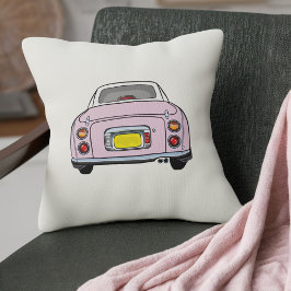Figarat Cute Blek Rosa Figaro Car Cream Kudde