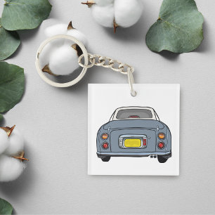 Figarat Cute Lapis Grått Figaro Car Square