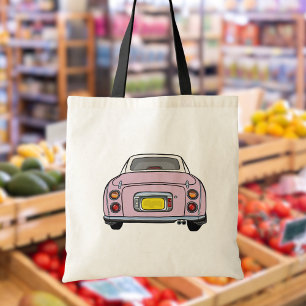 Figarat Cute Rosa Figaro Car Tote Bag Tygkasse