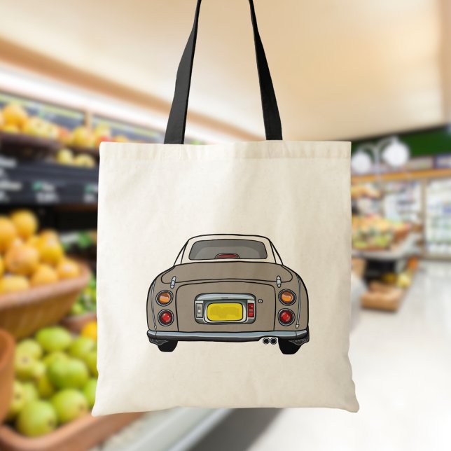 Figarat Cute Topaz Mist Figaro Car Tygkasse (Fun tote bag for the topaz mist figaro car owner)