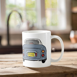 Figarat Monogram Lapis Grått Figaro Car Kaffemugg