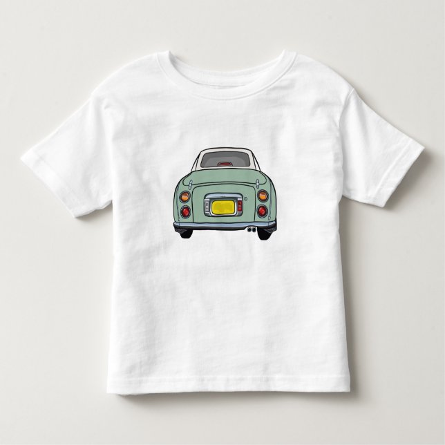 Figaration Cute Emerald Grönt Figaro Tecknad Car T-shirt (Framsida)
