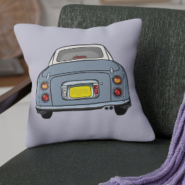 Figaration Cute Lapis Grått Figaro Car Lilac Kudde