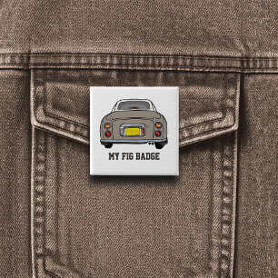 Figaration Cute Topaz Mist Figaro Motor Car Namn Knapp