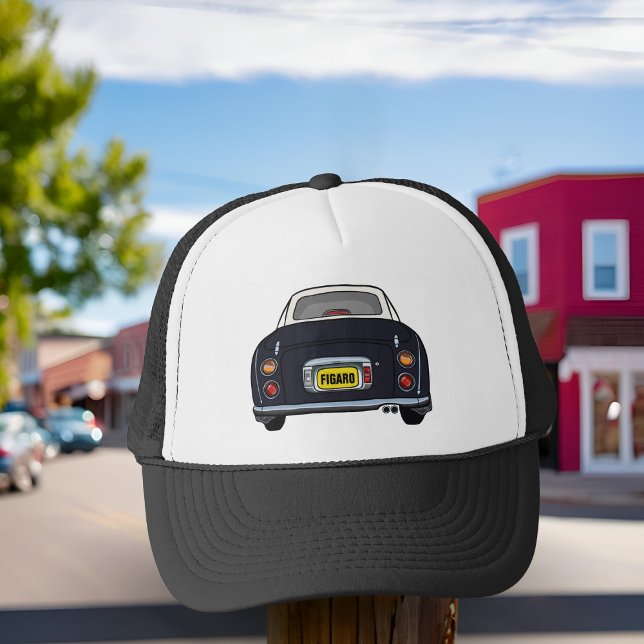 Figaration Svarta Figaro Car Truckerkeps (Perfect trucker hat for the  Figaro Driver. Add your name or initials)