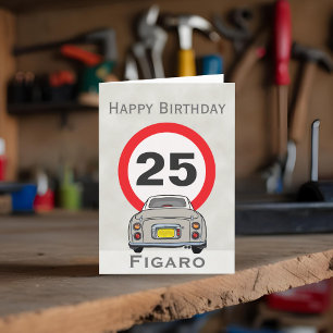 Figaration Topaz Mist Figaro Grattis på födelsedag Kort