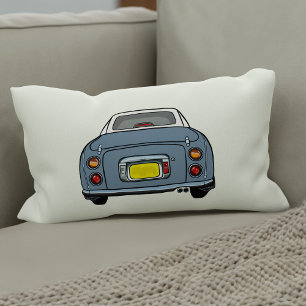 Figarationer Lapis Grått Figaro Car Play Silhouett Lumbarkudde