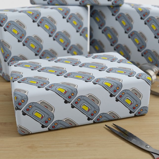 Figarationer Lapis Grått Figaro Papper Presentpapper (fun figgy wrapping paper for your lapis grey figaro car gifts)