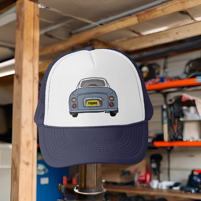 Figarationer Lapis Grått Figaro Truckerkeps (Perfect trucker hat for the Lapis Grey Figaro Driver. Add your name or initials)