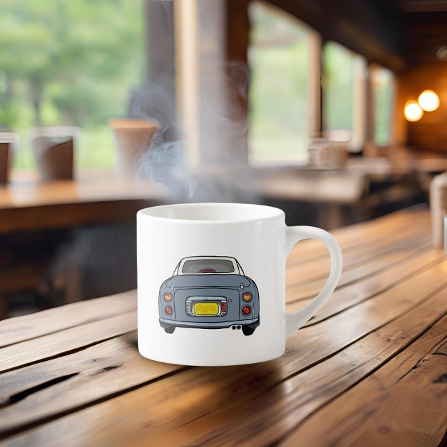 Figarationer Namn Lapis Grått Figaro Espresso Kopp Espressomugg (How do you like your coffee in a morning? I like mine with a fig. Customise with your name )