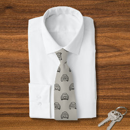 Figarationer Topaz Mist Figaro Car Mönster Tie Slips