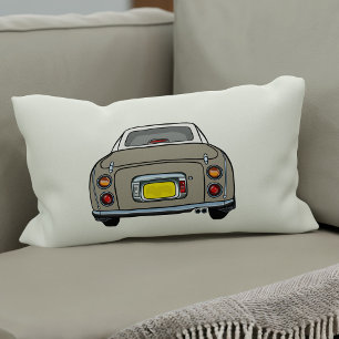 Figarationer Topaz Mist Figaro Car Play Silhouette Lumbarkudde