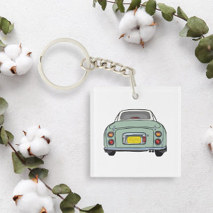 Figarations Cute Emerald Grönt Figaro Car Square