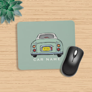 Figarations Emerald Grönt Figaro Car Namn Monogram Musmatta