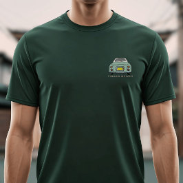 Figarations Emerald Grönt Figaro Driver Namn T Shirt