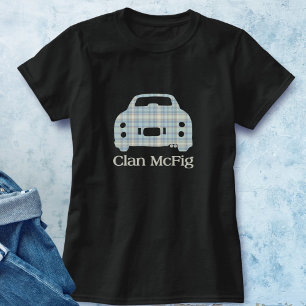Figarations Figaro Tartan Car Clan McFig Tee